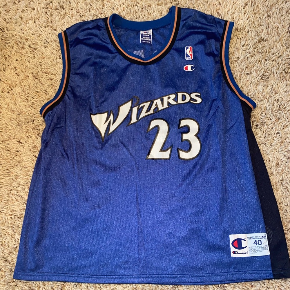 Authentic men’s Wizards Jordan jersey